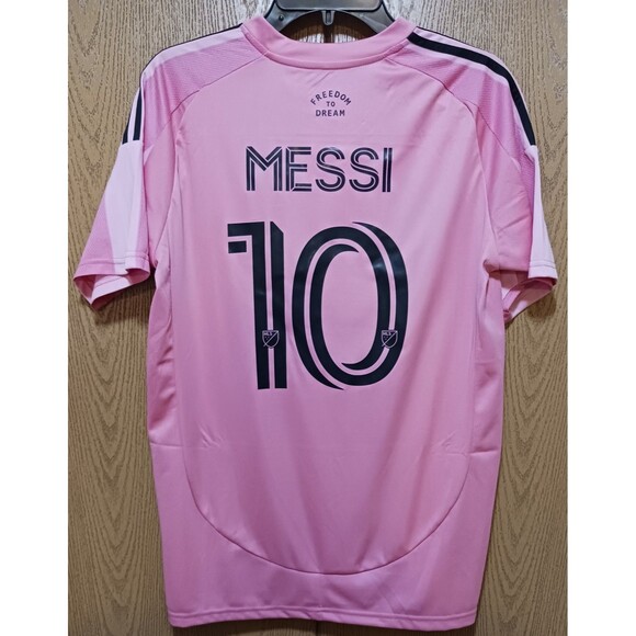 Lionel Messi (Adidas)-(Inter)-(Miami)-(Pink)-(Jersey)-(New)-(Size:M)-$95.00 - Picture 3 of 12